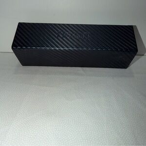 Flexon Hard Folding Eyeglass Case Magnetic Textured Surface With Lint Free Cloth